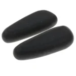 2pcs Hot Massage Stones Natural Lava Basalt Heated Warmer Stone Body Heating Smooth Massage Stones for Spa Massage