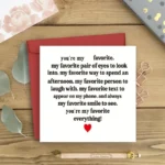1PcPersonalised Card With Envelope, Funny Anniversary Card For Him, Birthday Card For Husband Boyfriend, Romantic Love Card For - Image 3