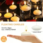 16Pcs Unscented Discs Candles Floating For Pool Party Wedding Home Bathtub Decor Supplies Romantic Confession Candlelight Dinner - Image 6