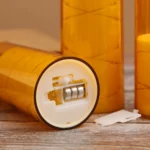 LED flameless candle with string lights, button battery powered candle, perfect for family gatherings, candlelight dinner, Valen - Image 6