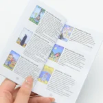 Russian Version Gold Foil Tarot 12x7cm Card Game PVC Waterproof Board Game Cosmic Black Set Poker Divination Gift Box Manual - Image 6