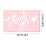 50Pcs Thank You For Supporting My Business Cards Cake Decoration Labels Customer Appreciation Gift Card Shop Online Retailers - Image 6