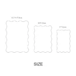 Customized Custom Waveform Wedding Invitation Card Elegant Menu Baptism Christening Party Gift Packaging Decoration Commercial Design Printing Thank You Card - Image 5