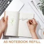 10 Pack A5 Journal Refill 5.5 x 8.2 Refillable Notebook Inserts A5 Paper Refill Kraft Travelers Journal Notebooks for Office Sch - Image 6