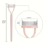 Curved Eyelash Brush Tool - Eyelash Separator and Styling Accessory, Precision Comb Curved Eyelash Brush Eyelash Grooming Tool f - Image 2