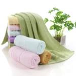 Set of 2 Towel Sets Premium Bamboo Fiber Bathroom Luxury Hand Face Towel Sets Hotel & Spa Towels for Bathroom Toallas De Baño - Image 2
