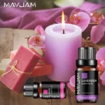 MAYJAM 10ML Lavender Lemongrass Jasmine Vanilla Eucalyptus Rose Lemon Essential Oil For Humidifier Diffuser Candle Making - Image 4