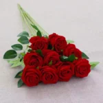 1/5/10/20pcs Roses Artificial Flowers Rose Flower Branch Artificial Red Roses Realistic Fake Rose for Wedding Home Decor - Image 16