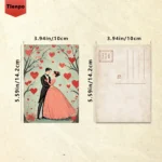 32pcs Romantic Floral Victorian Postcards, Love Gift Cards, Christmas Gifts, Living Room Decor, Bedroom Decoration,High-Quality - Image 2