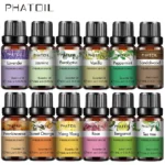 10ml Lavender Essential Oils Pure Natural for Diffuser humidifier Aromatherapy Jasmine Vanilla Aroma Oil for Skin Care, DIY Soap