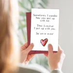 1PC Funny Wedding Anniversary Card,Birthday Cards For Him,Her,Witty Card For Husband,Banter Card For Wife Anniversary Card - Image 3