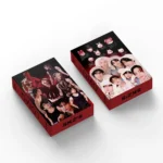 a New55PCS Kpop SKZ Boy Stickers Photocard HOLLOW New Album Korean Star Lomo Cards Photo Print Card Set Fans Collection Postcard - Image 5