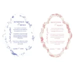 Custom Elegant Wedding Invitation Personalized Card Design Print Save The Date Announcement Modern Menu Postcard Party Supplies - Image 5