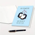 1pc Anniversary Birthday Card for Her Him Funny Birthday Card for Boyfriend Girlfriend Husband Wife Handmade Greeting Card (Life - Image 2