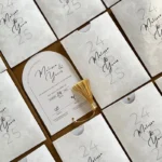 Custom made velvet Wedding Invitation Card Business Wedding Birthday Graduation Card With envelope - Image 5