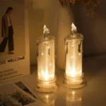 2/3 LED flameless candle,battery included,perfect for family gatherings candlelight dinner Valentine Day wedding Christmas gifts - Image 3