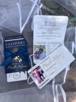 30/55pcs Gold Foil Wedding Invitation With RSVP, Travel Destination Wedding, Engagement Party Invite Card With QR - Image 4