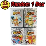 55Pcs/Box Stumble Guys Cards Anime Board Game Gold Silver Foil Shiny Collection Flash Figure Trading Card Birthday Xmas Kid Gift - Image 5