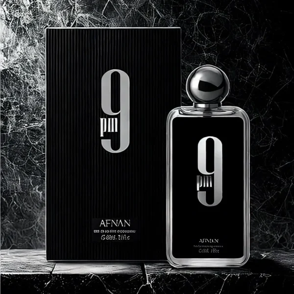 Afnαn 9PM For Men (100ml) - Luxury Arabic Vanilla Amber Cologne | His Signature Date Night Scent ﻿