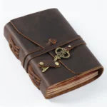 Retro Leather Joural Magic Diary Handmade Notebook With Key Travel Book Blank Paper 300 Pages Couple Gifts