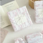 10/20pcs Pink floral tissue paper Girl's heart gift wrapping paper holiday birthday gift decorative paper Flower wrapping paper - Image 3