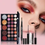 All in One Makeup Kit Full Makeup Kit Gift for Women Teen Girl Nude Eyeshadow Foundation Primer Brush Nude Lipgloss - Image 5