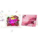 Musical Pop-up Card for Valentine's Day | Romantic Love 3D Greeting Cards with Music Lightings - Image 6