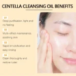 Centella Facial Care Combo Gentle Soothing Makeup Remover Oil Centella Cleanser Centella Serum Set for Sensitive Skin Daily Care - Image 3