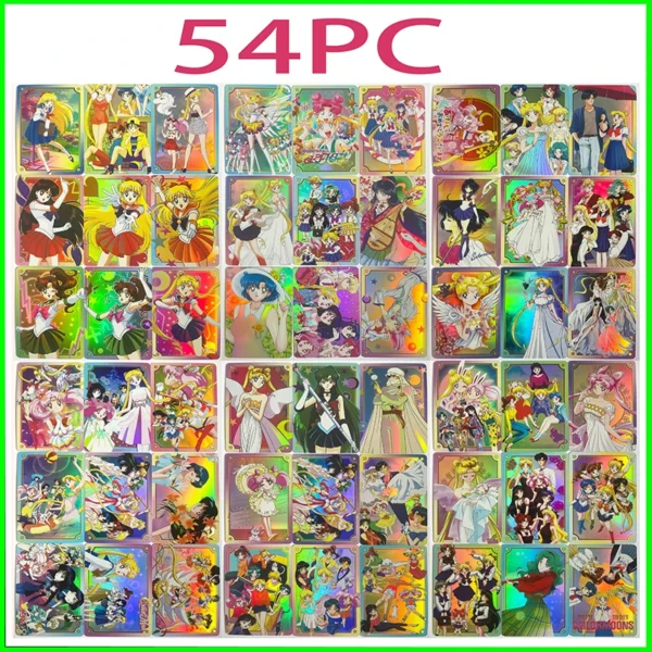 Wife Card Collectible Card Boy Game Toy Board Game Birthday Gift DIY Anime Princess Serenity Hino Rei Premium Glitter Card 54PC
