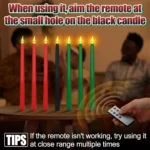 LED Flameless Taper Candles Battery Operated Realistic Flickering Remote Control Dinner Wedding Party Decoration Long Candles - Image 2