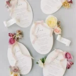 Custom Oval Wedding Invitation Save The Date Personalized Thank You Card Name Small Business Bachelorette Party Accessories DIY - Image 2