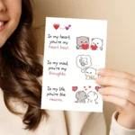 Couple anniversary vow gift affectionate confession greeting card to significant other romantic beauty love card - Image 4