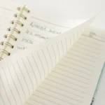 Spiral Notebook, Women's Diary, Hardcover Spiral Diary, 5.5 X 8.3inch, 160 Pages, Cute Flowers, Back Pockets, 100Gsm Paper for Gifts, Work, Office and School Supplies - Image 4