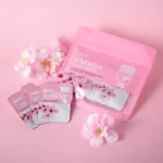 LAIKOU Japan Sakura Skincare Set Moisturizing Anti-Aging Kit Wrinkle Smoothing Radiance Boosting Facial Kit Gift Set - Image 3