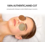4PCS Hot Stone Therapy Hydrotherapy Massage Oval Natural Himalayan Salt Pink Crystal Hot Stone Promotes Blood Circulation - Image 2