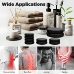 Professional Hot Stone Massage Kit with Heater, 20pcs Natural Volcanic Basalt Stones for Muscle Pain Relief, Home Spa Therapy - Image 6