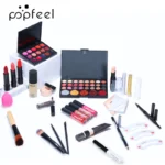 All in One Makeup Kit Full Makeup Kit Gift for Women Teen Girl Nude Eyeshadow Foundation Primer Brush Nude Lipgloss - Image 3