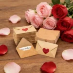 30/60pcs Mini Love Letter Set With Heart Stickers Love Notes Cards For Weddings Valentine's Day Romantic Gifts For Couple - Image 3