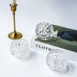 Nordic spherical pumpkin lamp thickened glass candle holder bar candlelight dinner home decorative ornaments craft gifts - Image 4