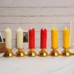 LED Candle Light With Flickering Flame USB Plug-In Electronic Candlelight Wedding Church Holiday Decoration Religious Activity - Image 4