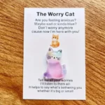 1pcs Inspirational Pocket Hug Card With Fun Emotional Support Cat - Perfect For Anyone In Need Of Encouragement | Ideal Gift For - Image 3