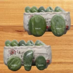 Tontin Jade glaze hot stone massage Set massager back massageador Health Care stones for massage spine basalt lava stone spa - Image 4