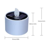 Solar Tealight Candles Waterproof Flickering LED Tea Lights Dusk To Dawn Flameless Solar Candles For Camping Home Bars Cafe Shop - Image 6