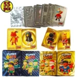55Pcs/Box Stumble Guys Cards Anime Board Game Gold Silver Foil Shiny Collection Flash Figure Trading Card Birthday Xmas Kid Gift - Image 3
