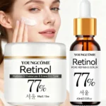 Retinol Firming Facial Serum Cream Set Anti-aging Removal Wrinkle Fine Lines Repair Skin Whitening Brightening Moisturizing - Image 2