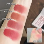 Art Value Butterfly Dance Color Box Four Lip Glaze Blush Set Necklace Lip Mud Blush Set - Image 6