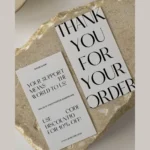 Custom Business Card Thank You Postcard Print Personalized Brand LOGO Design Baby Shower Wedding Invitation Menu Decoration DIY - Image 6