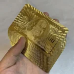 24K Gold Foil Playing Cards Deck-Perfect For Poker, Practical Jokes & Party Gifts!Christmas, Halloween, Thanksgiving Gift - Image 5