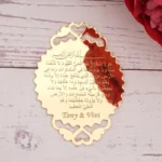 9.5*7cm Custom Baptism Invitation Card Personalized Acrylic Wedding ,Birthday Party Favors DIY Gifts Decoration - Image 6