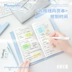 MINKYS PU leather Travel Journal Notebook Planner Yearly Daily Weekly Agenda Book School Stationery - Image 6